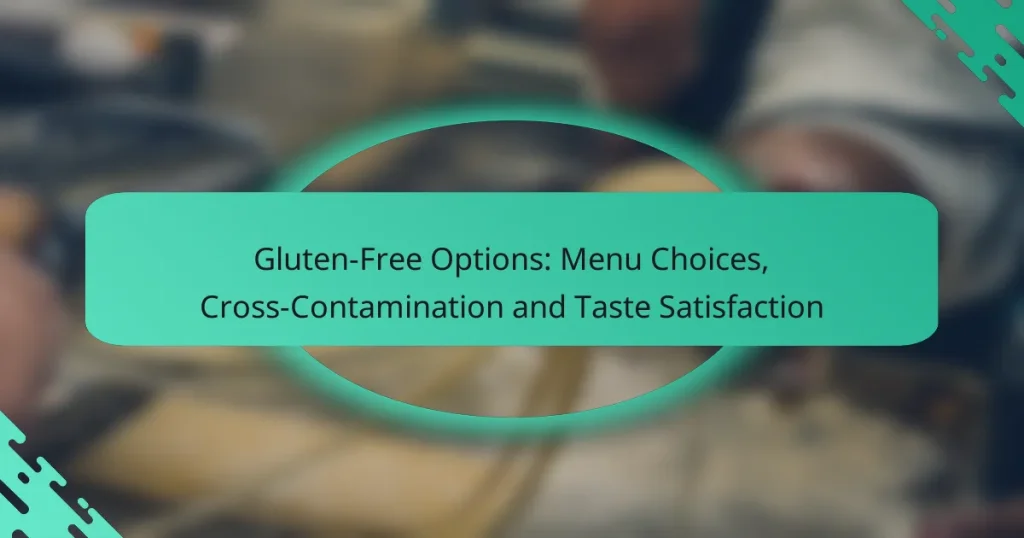 Gluten-Free Options: Menu Choices, Cross-Contamination and Taste Satisfaction