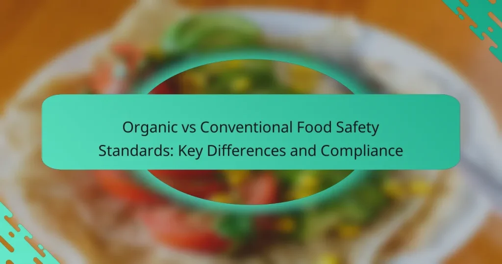 Organic vs Conventional Food Safety Standards: Key Differences and Compliance