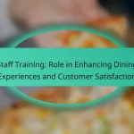 Staff Training: Role in Enhancing Dining Experiences and Customer Satisfaction